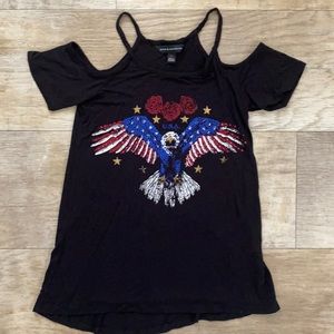 Rock & Republic Cold Shoulder Top